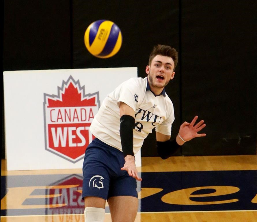 Trinity Western University volleyball player Eric Loeppky is shown in a handout photo. THE CANADIAN PRESS/HO-Trinity Western University .