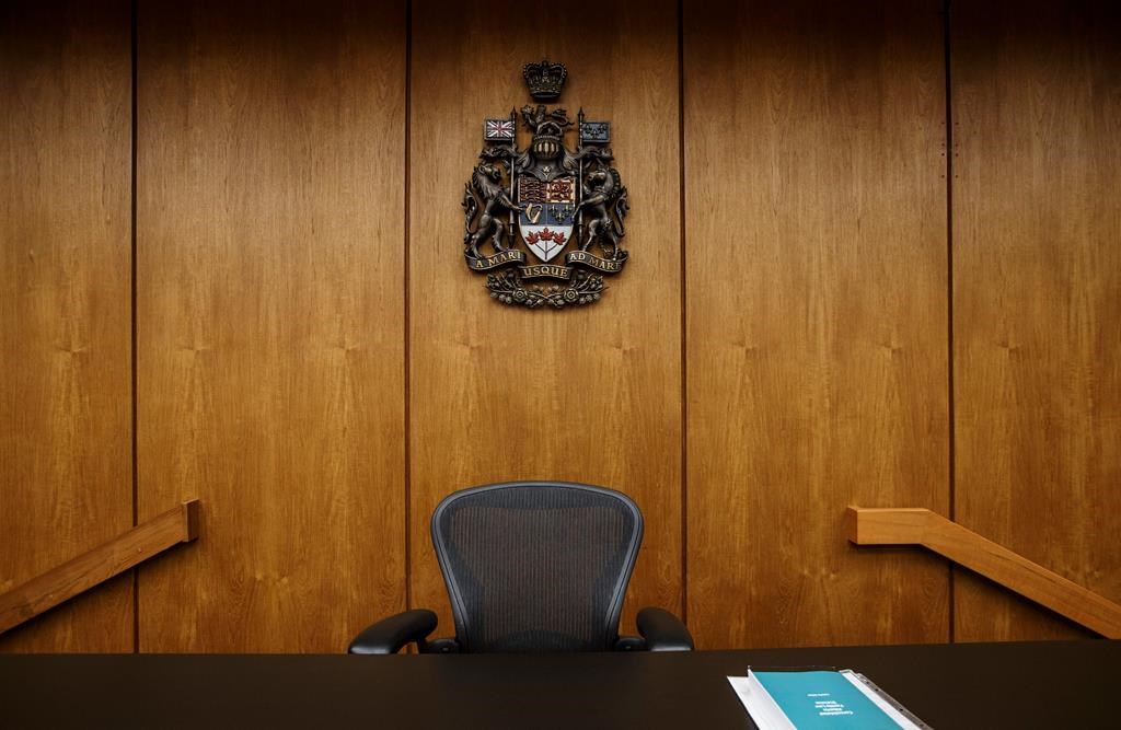 Judges bench at the Edmonton Law Courts building, in Edmonton on June 28, 2019.