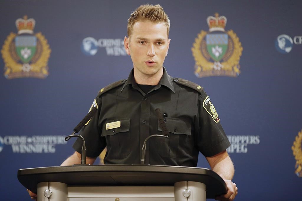Winnipeg Police Service (WPS) Constable Jay Murray.