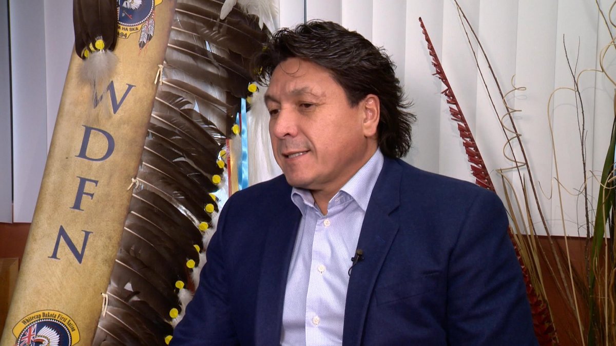The Chief of the Whitecap Dakota First Nation made his first court appearance for common assault and mischief. His next court appearance is scheduled for May 17, 2022.