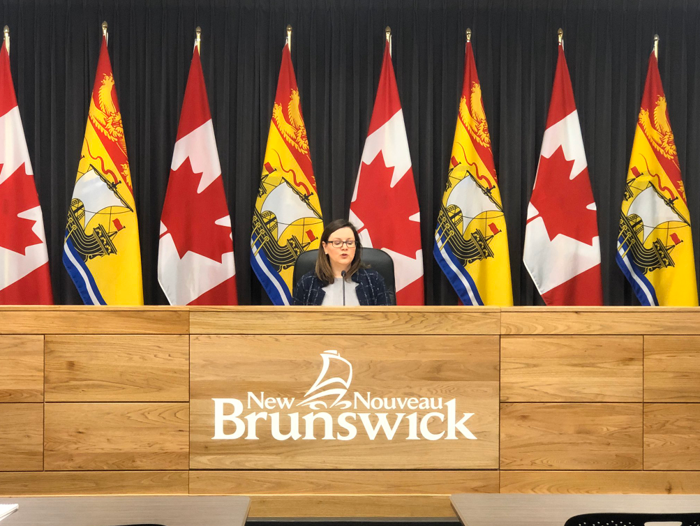 Dr. Jennifer Russell confirms there is a second presumptive case of COVID-19 in New Brunswick on Saturday, March 14, 2020. 