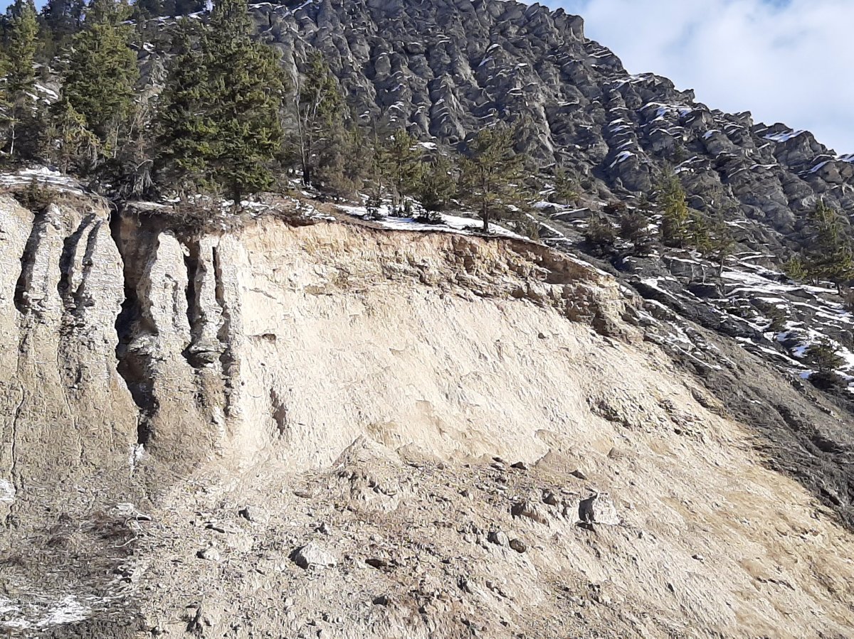 A rockslide closed the Trans-Canada Highway overnight. 