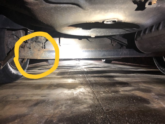 Halifax Regional Police seized a vehicle only to find out that the vehicle and faulty breaks and a cracked and separated rear axle.