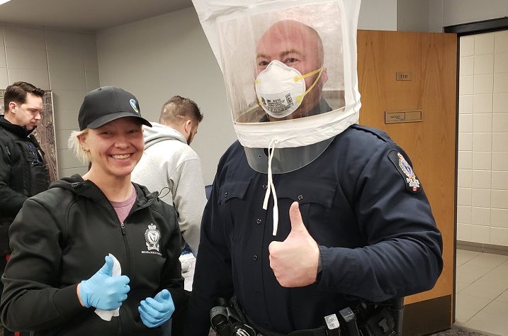 The Regina Police Service is adding more officers to the front line and will be wearing new protective gear to fight against the coronavirus. 