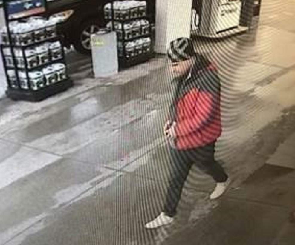 Guelph police released a photo of a man after counterfeit bills were used to purchase merchandise on Friday. 