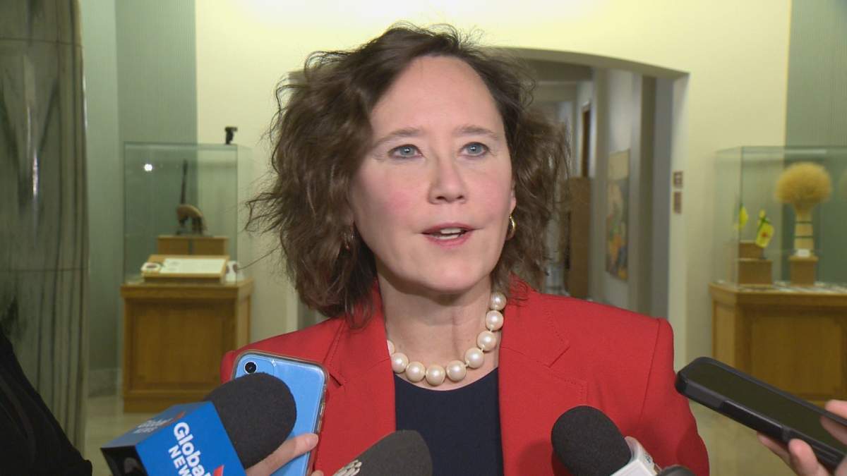 Saskatchewan Energy and Resources Minister Bronwyn Eyre. SaskEnergy recorded income before unrealized market value adjustments of $66 million in 2019-20.