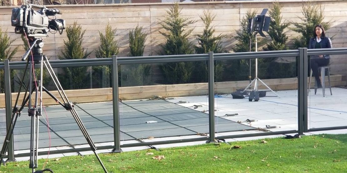 "Working from home is not something I ever imagined possible as a broadcast journalist," Farrah Nasser says.