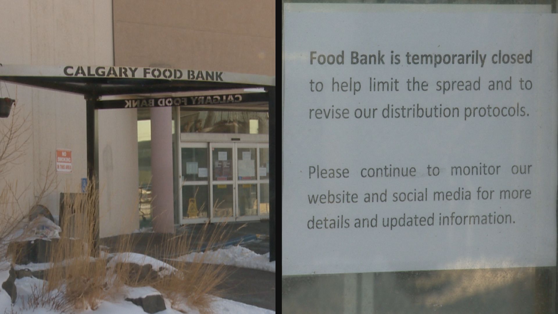 Calgary Food Bank closes temporarily to shore up COVID 19