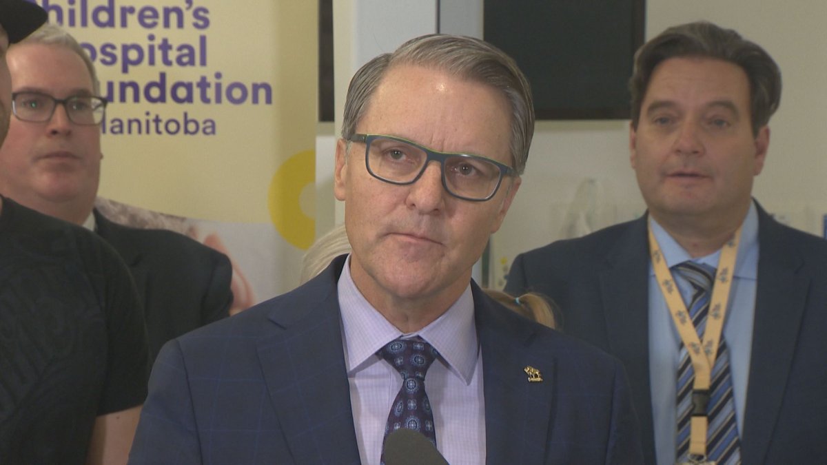 Manitoba Health Minister Cameron Friesen fields questions about the province's response to COVID-19 during a press conference March 3, 2020.