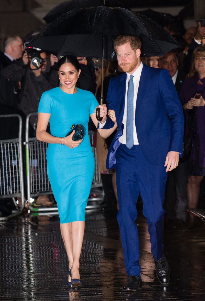 Prince Harry, Duke of Sussex and Meghan, Duchess of Sussex attend The Endeavour Fund Awards at Mansion House on March 5, 2020 in London, England.