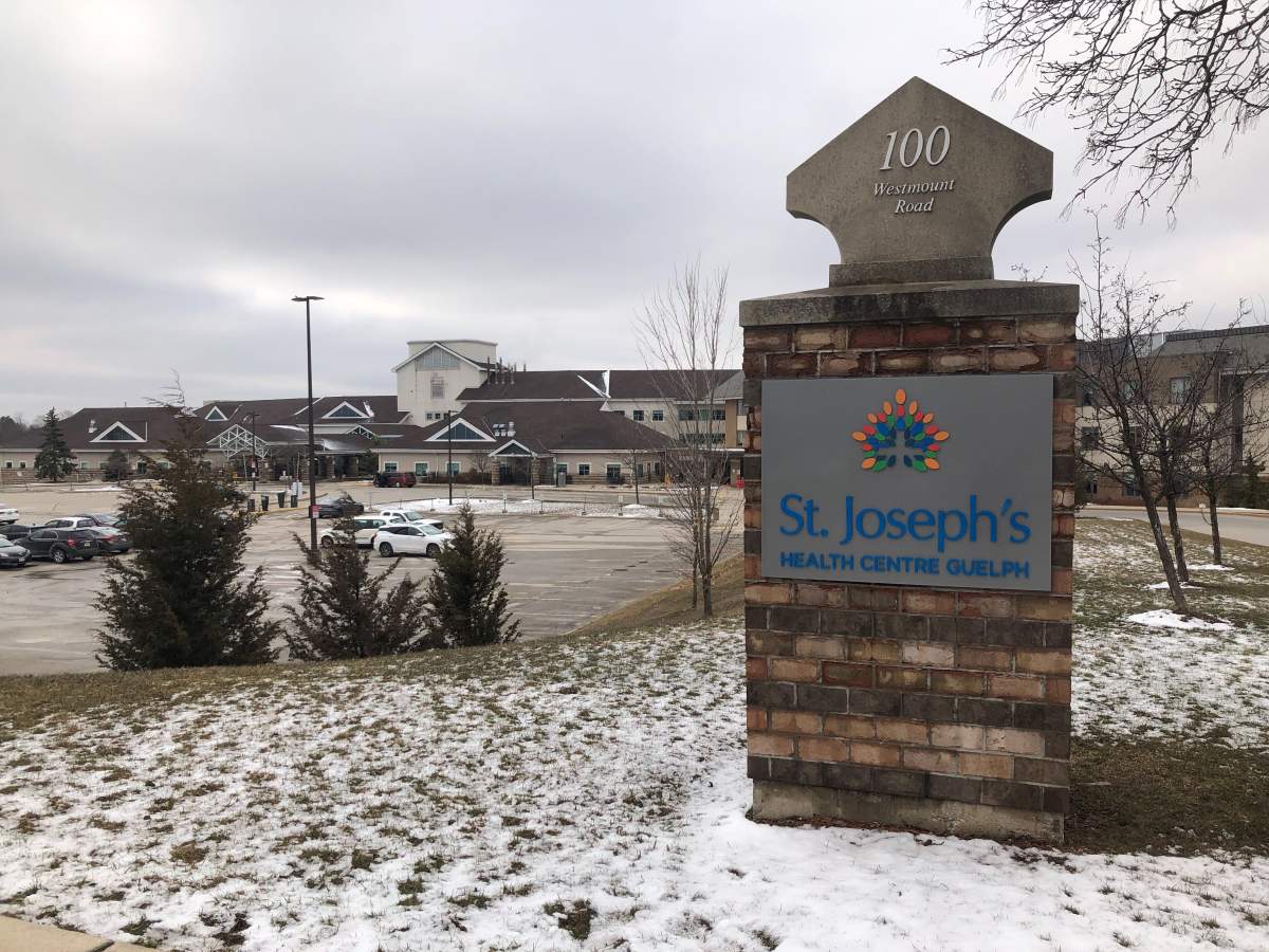 St. Joseph's Health Centre in Guelph.