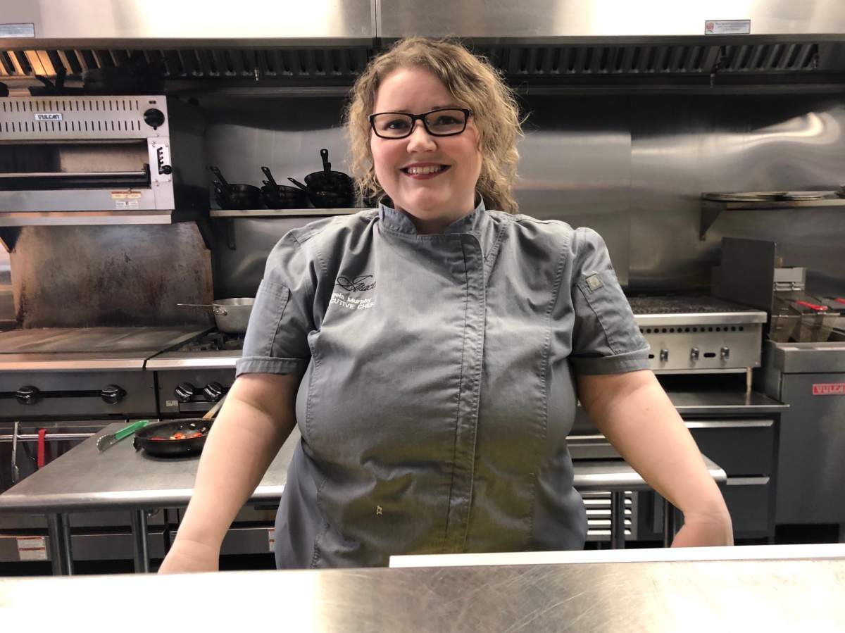 Angela Murphy owner of Grace Restaurant in downtown London Ont.