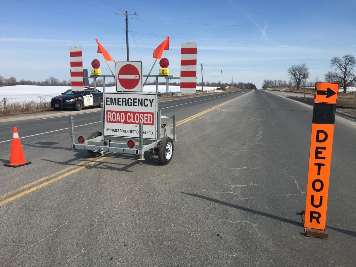Highway 7 between Highways 62 and 35 east of Madoc is closed following a head-on collision.
