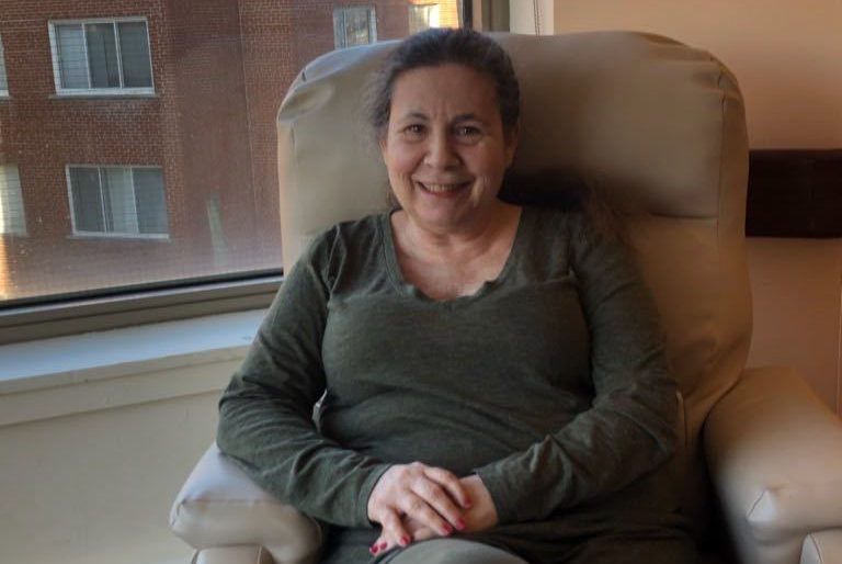 Susie Mayers Blauer, 62, is currently living at Jewish Eldercare residence with young onset Alzheimers. 