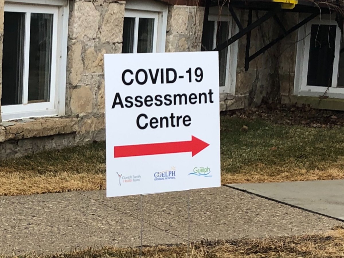 Guelph COVID-19 assessment centre.