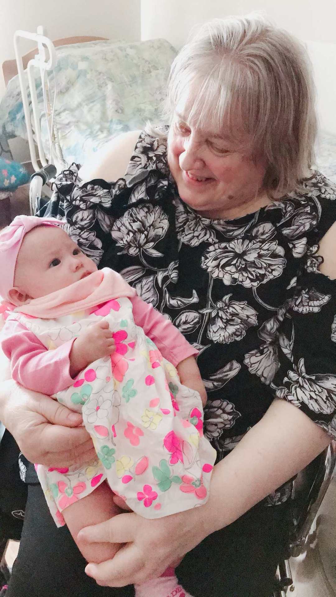 Brenda Parks, a resident at McKenzie Towne Continuing Care Home.