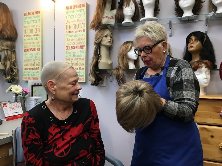 Wig room at Kelowna cancer lodge helping patients deal with hair