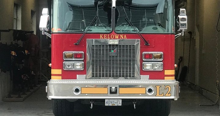 Kelowna Fire Department Rope Team Rescues Motorist Down Embankment Okanagan Globalnews Ca