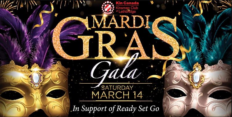Lethbridge Kinsmen 6th Annual Mardi Gras Charity Gala - image
