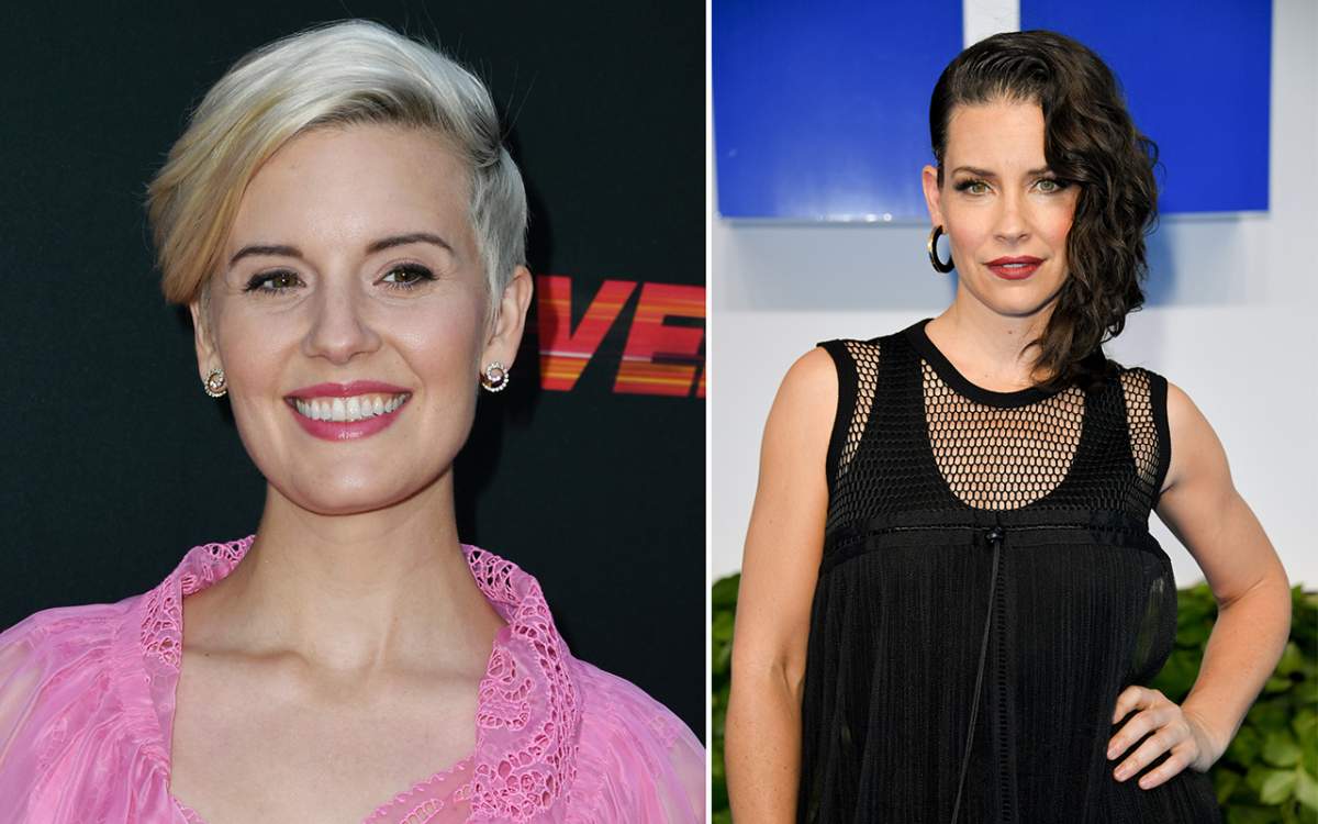 (L-R): Maggie Grace and Evangeline Lilly.