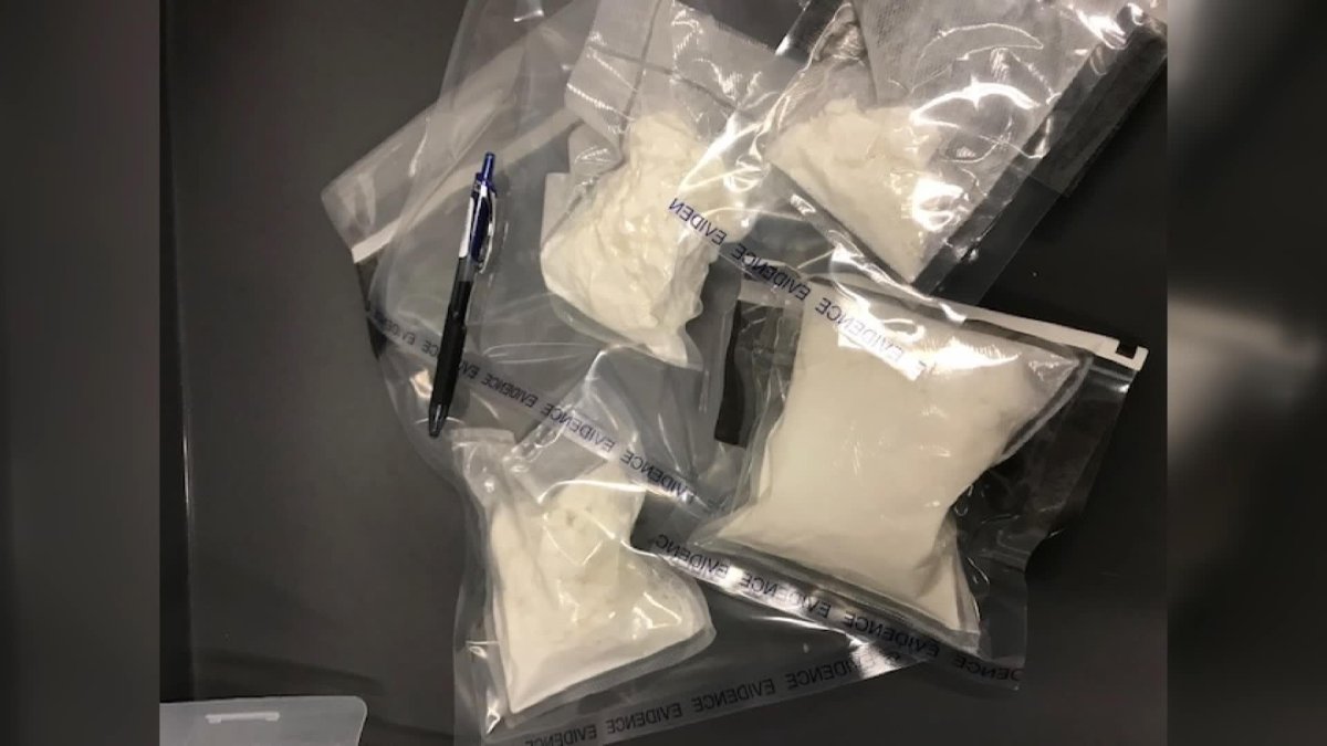 Police said they seized crack cocaine and a loaded pistol after pulling over a vehicle going 176 km/h on Highway 16. 