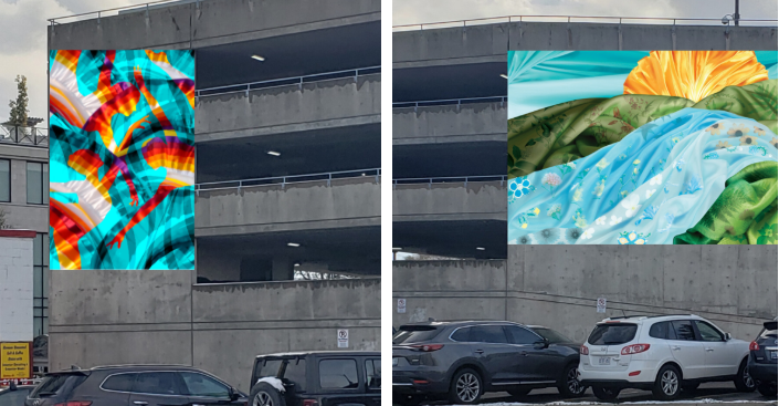 The City of Guelph provided a mockup of what the murals will look like when they are installed.