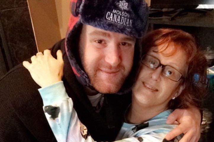 Nick Tanti with his mom Sharon in an undated photo. 