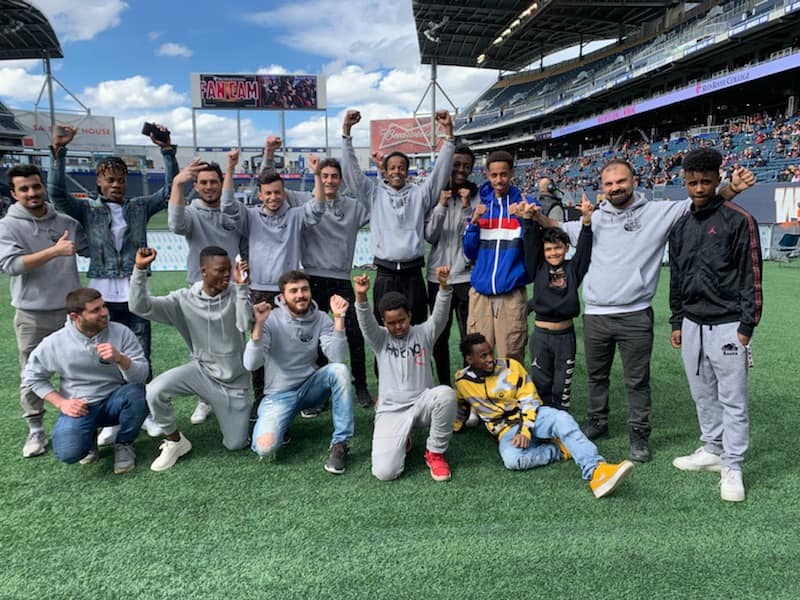 Liberty FC is made up of newcomers to Canada.