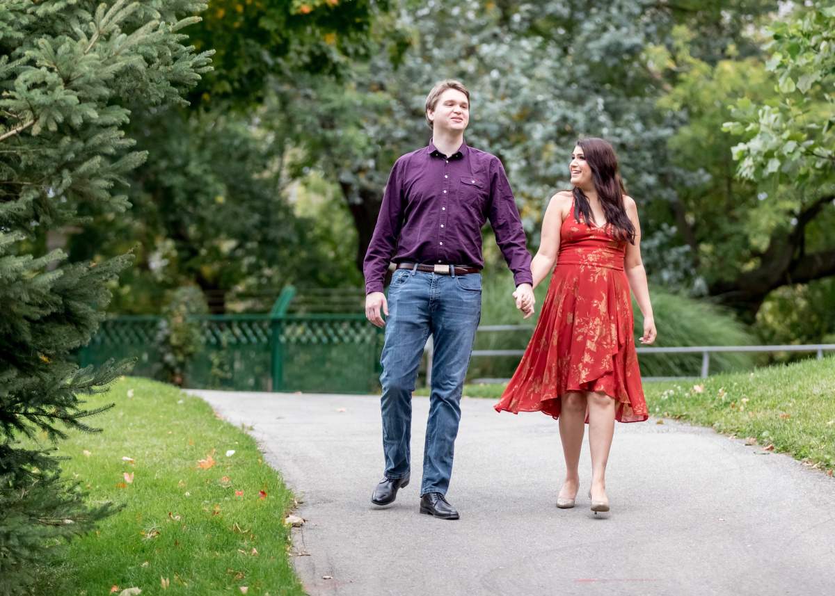 Sophia Eidsath and her fiancé Andrew Kinsella had to alter their wedding plans due to COVID-19.