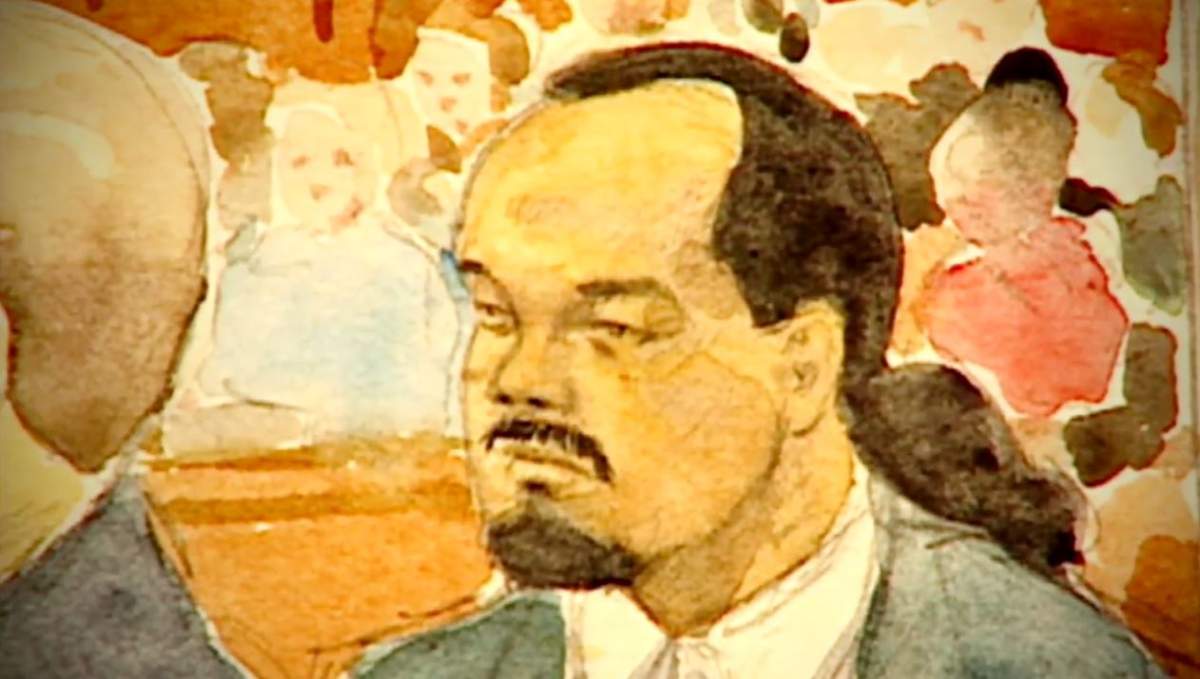 Francis Carl Roy (court sketch).