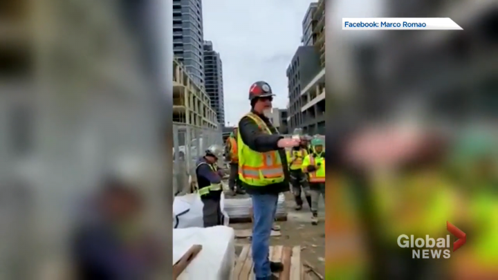 Construction Worker Airs Concerns About Unsanitary Conditions In Speech At Toronto Site Globalnews Ca