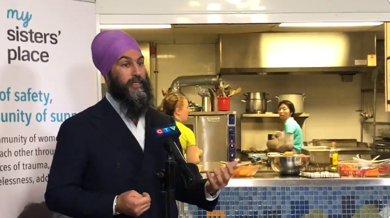 Singh attended the International Women's Day Breakfast at RBC Place, followed by a tour of My Sisters' Place, a local women's support shelter.