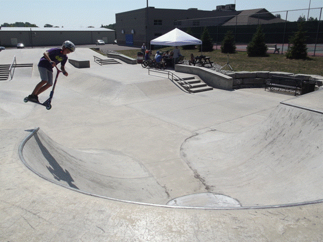 The skate park in Port Hope is now closed to help stop the spread of COVID-19. 