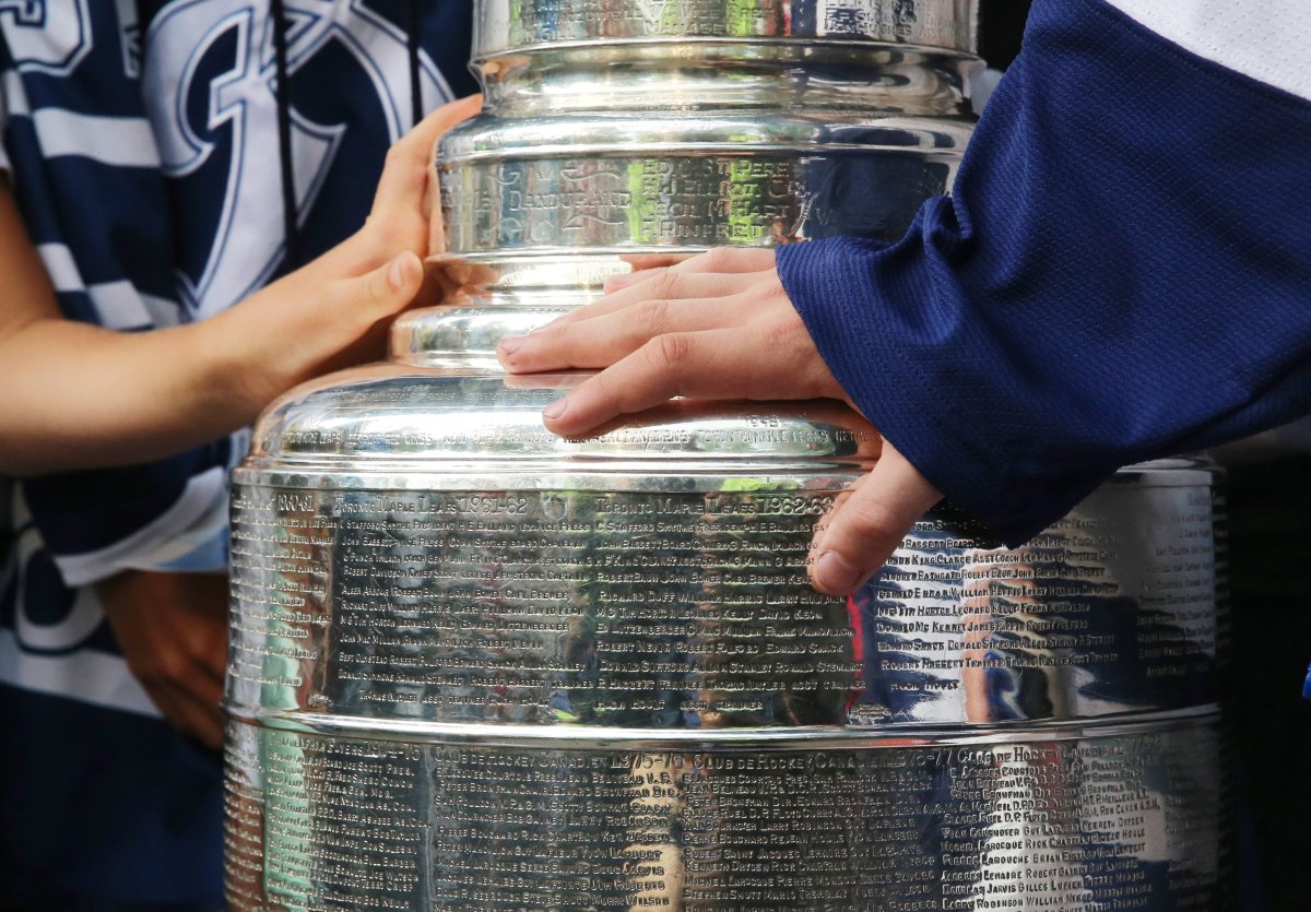 Hockey's holy grail, the Stanley Cup.