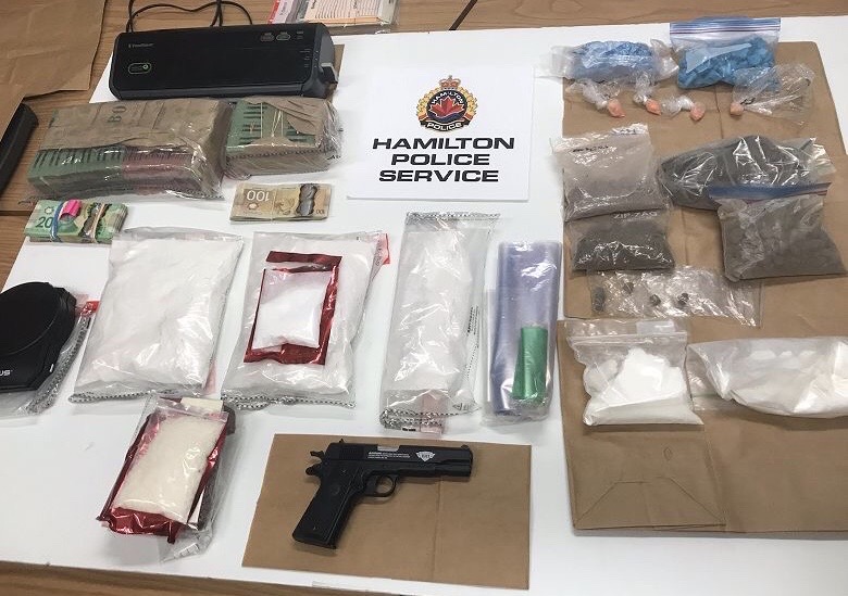 Police say they seized more than half a million dollars from a Stoney Creek home.