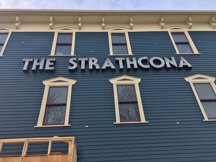 The Strathcona Hotel in Edmonton, pictured on Tuesday, March 10, 2020.