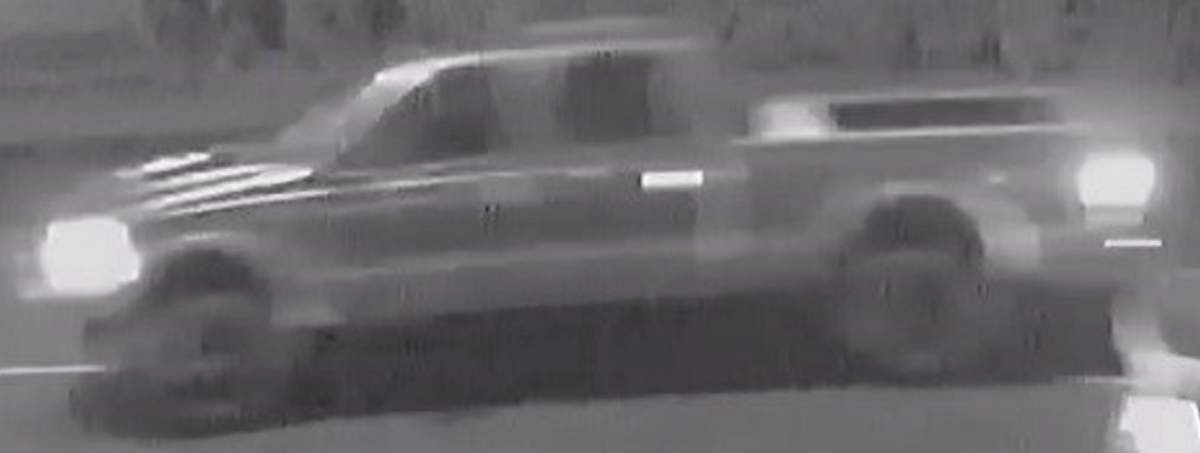 Police are looking for this truck in connection with a serious hit and run collision in Mission on Friday. 