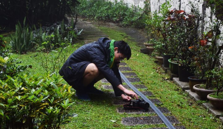 Martin Shih on a volunteer trip to Taipei, Taiwan .