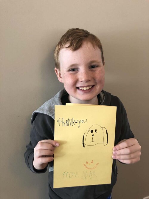 The McMahon family send their thanks to the Code 15 project.