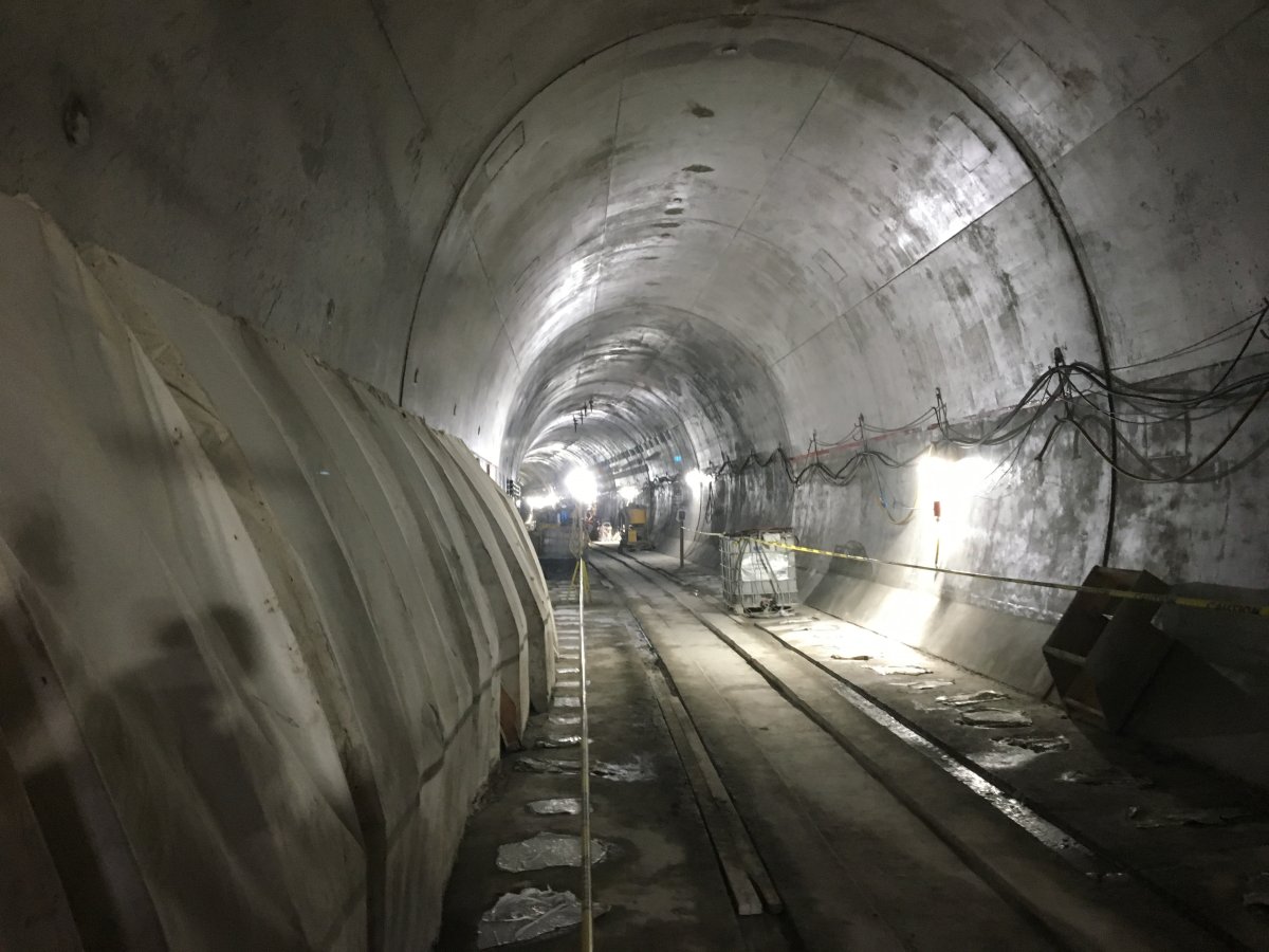 Tour of twin tunnels for Edmonton’s Valley Line southeast LRT ...