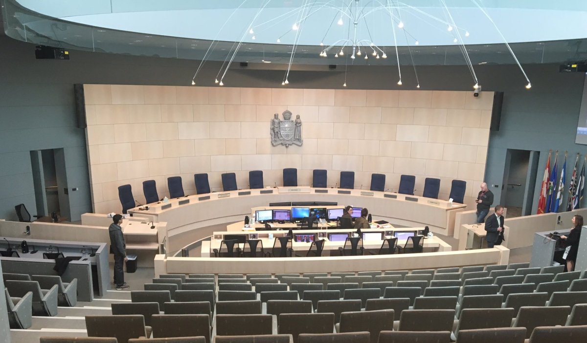 Edmonton city council discusses response to COVID-19 on Wednesday, March 18, 2020. 