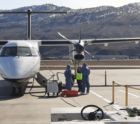 First responders were dispatched to the Kamloops Airport on Sunday.