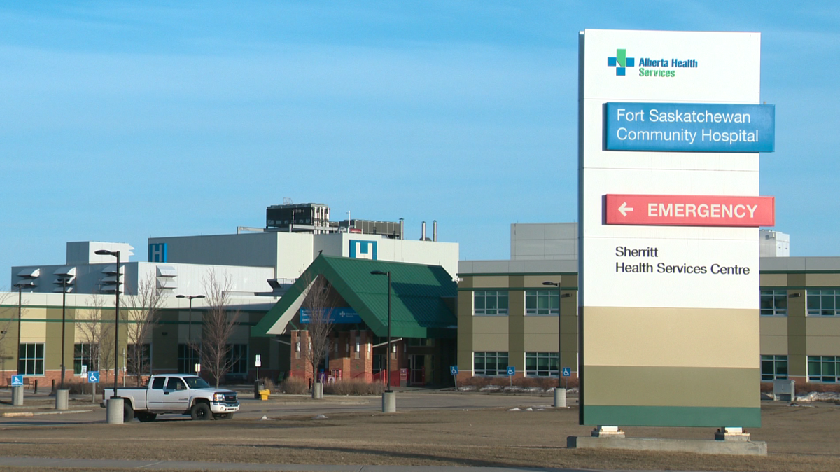 Fort Saskatchewan Community Hospital on April 16, 2020.