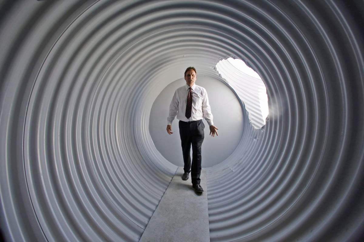 Atlas Survival Shelters owner Ron Hubbard