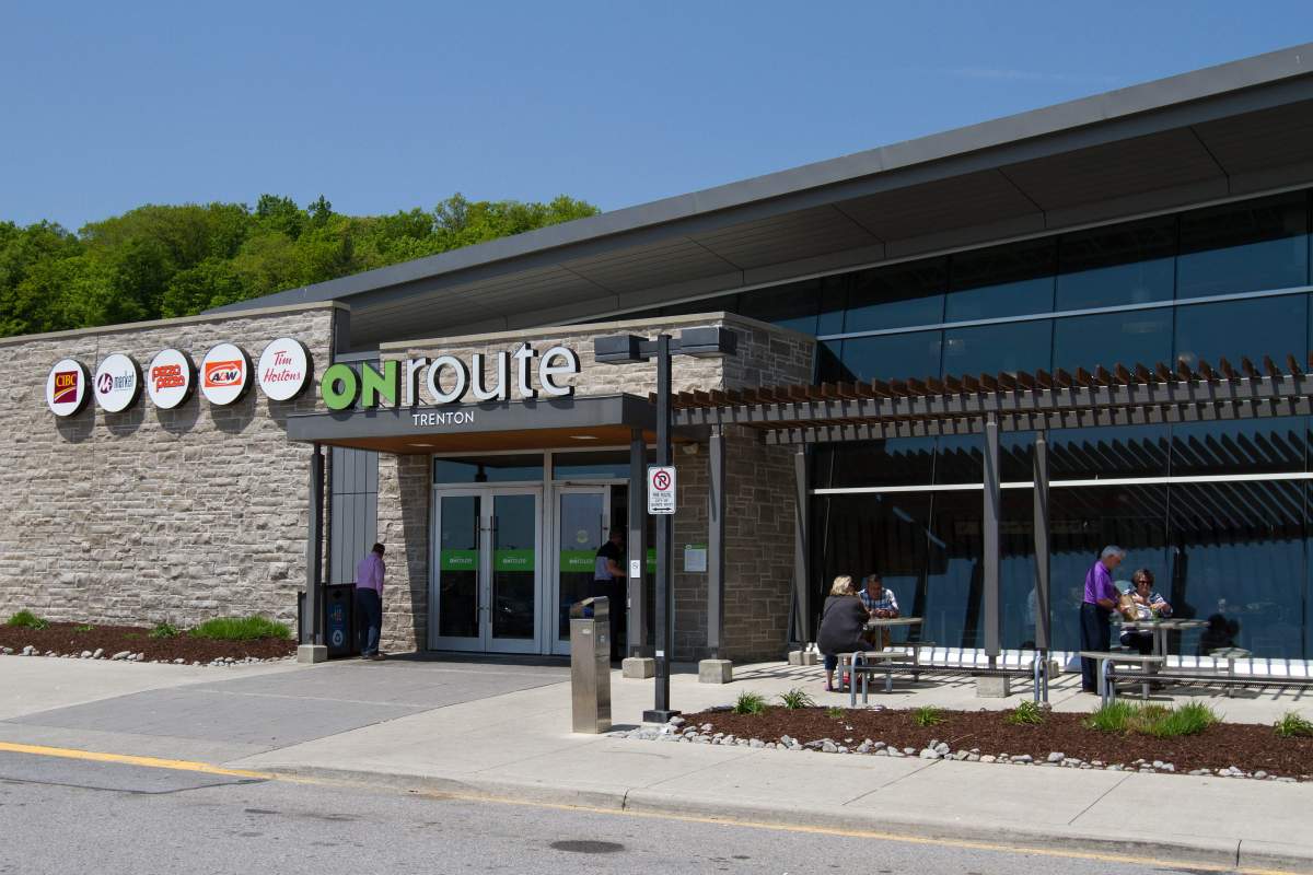 ONroute service centre in Trenton, Ont., on May 24, 2016. 