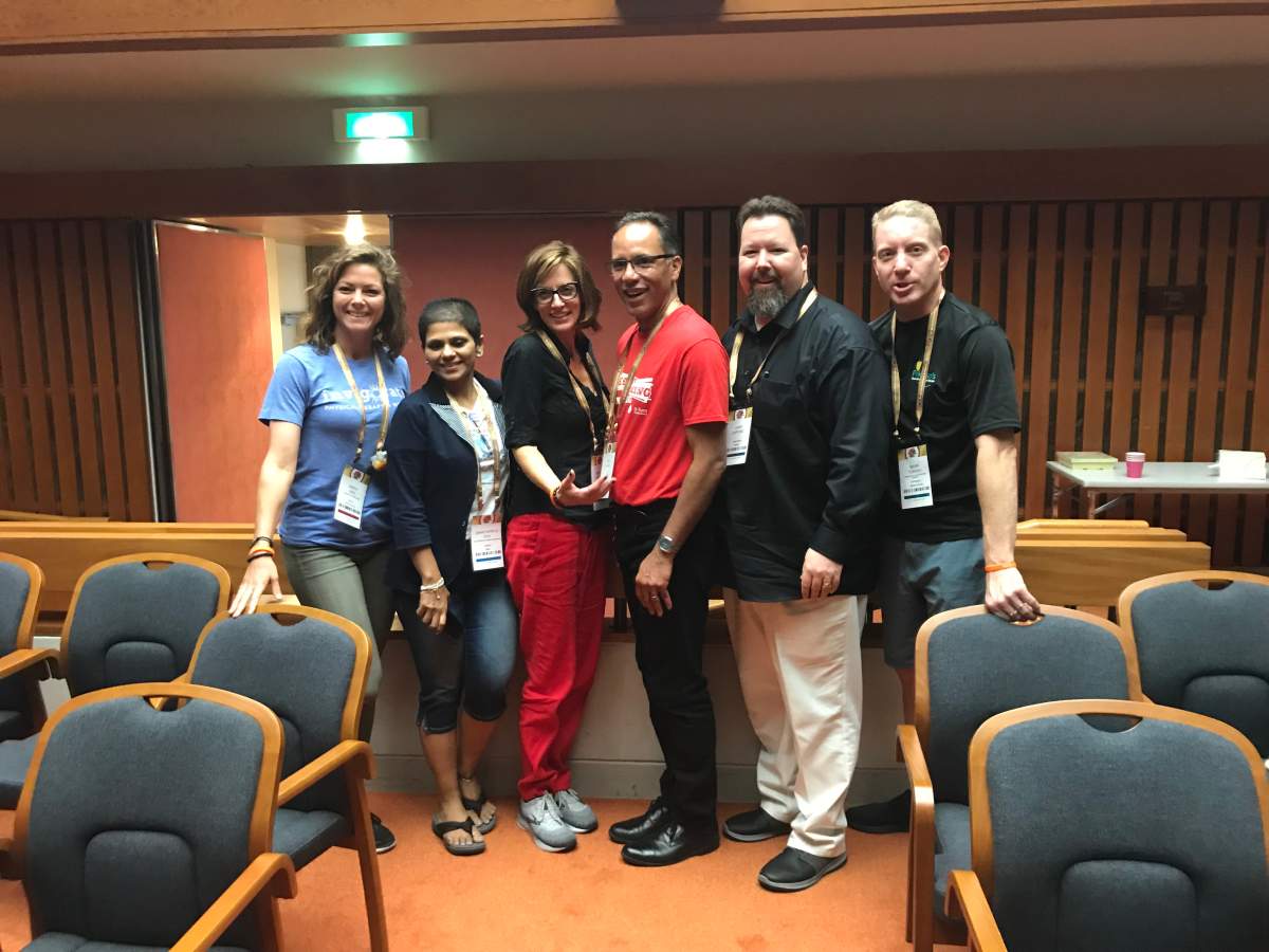 Sarah King, Dr. Shanthipriya Siva, Heather Kennedy, Tim Hague, Larry Gifford and Brian Toronyi.