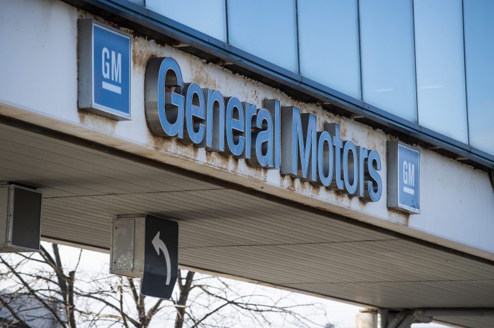 The General Motors plant in Oshawa, Ont., on December 18, 2019.