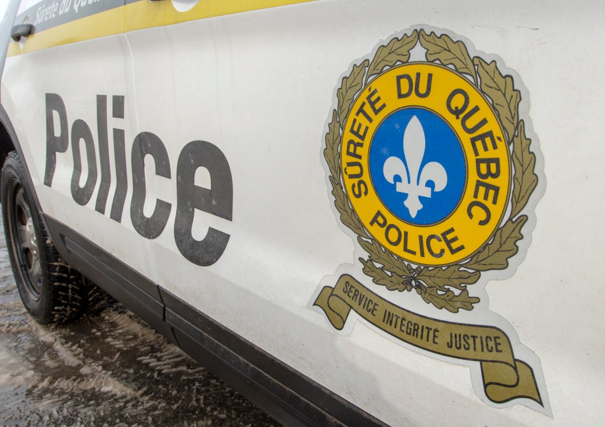 A Sûreté du Québec police cruiser.