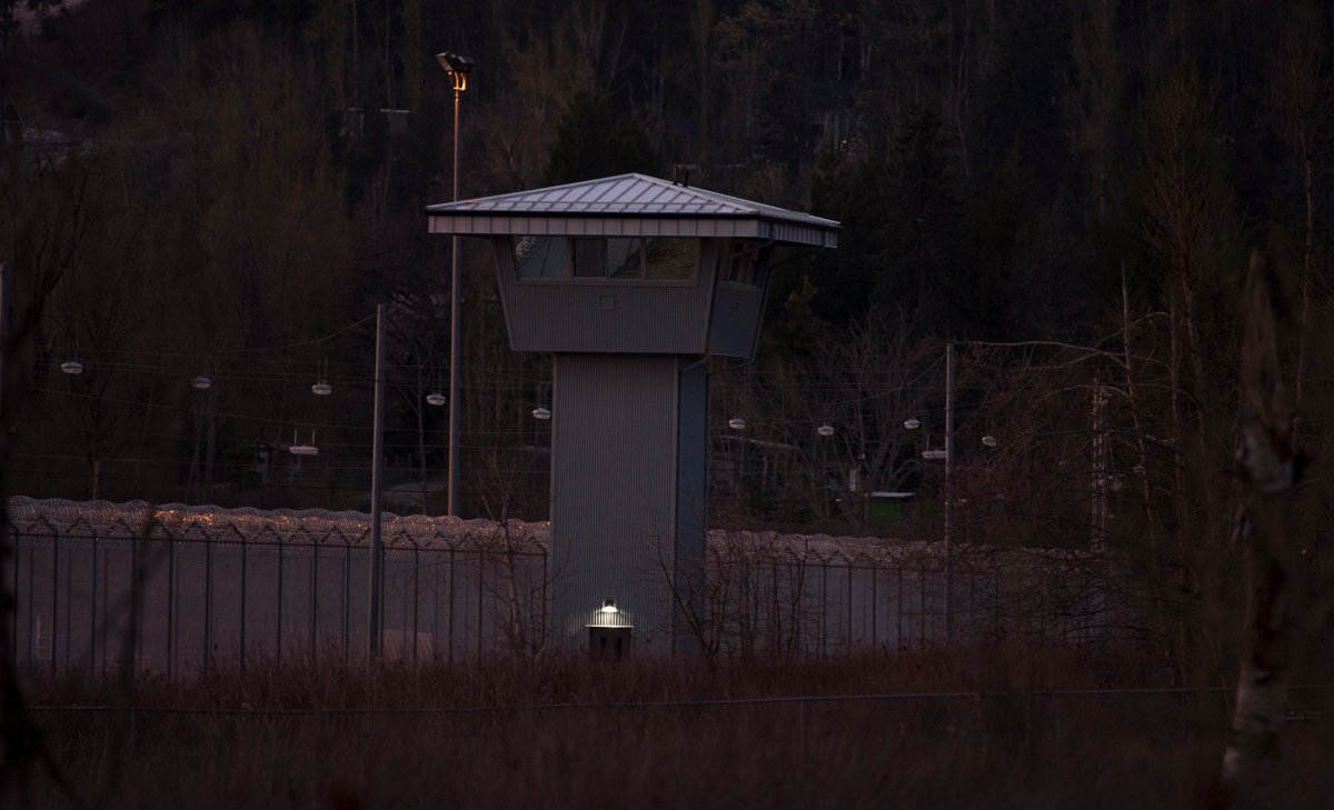 The Mission Correctional Institution in Mission, B.C. is pictured Tuesday, April 14, 2020. COVID-19 has infected dozens of the inmates and correctional officers at the facility. 