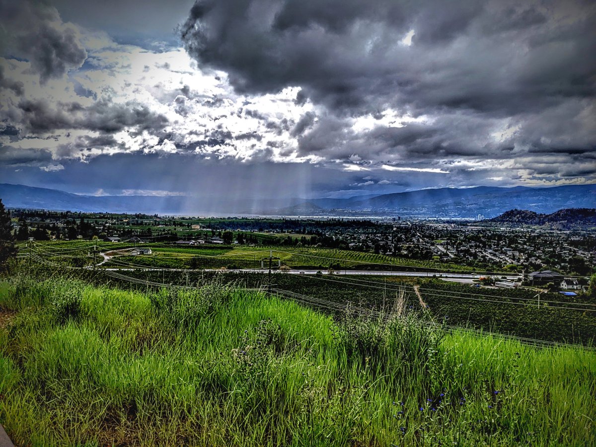 Kelowna is expecting to see a lot of rainfall in the next day.